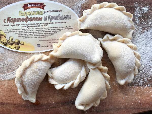 Штолле - Замороженные вареники с картофелем и грибами