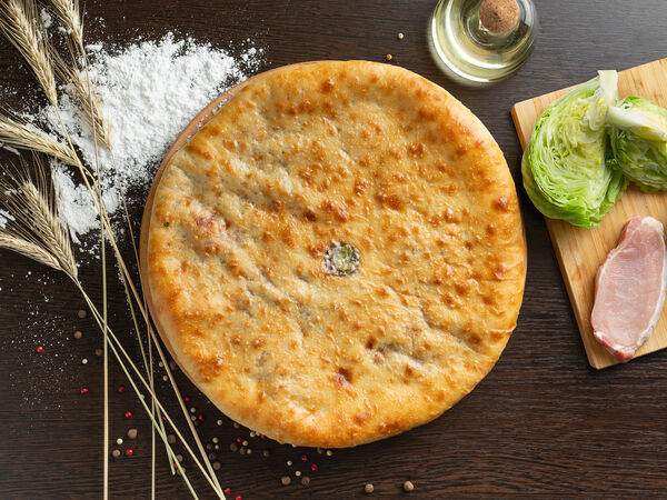 Дары Осетии - Пирог со свининой и капустой