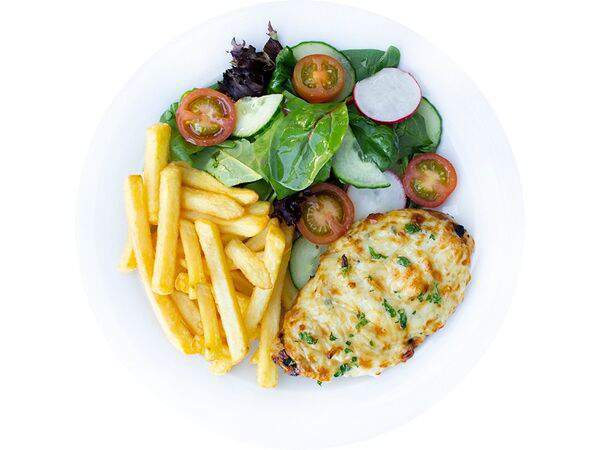 ILunch - Куриное филе гриль запеченное с сыром чеддер и овощами