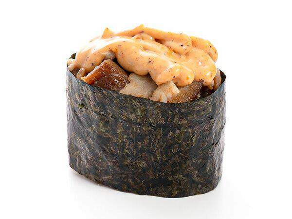 СУШИБОКС - Суши Гункан Спайси Угорь