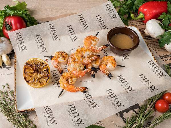 Рибай - Креветки гриль