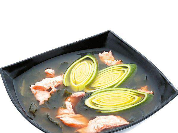 Саюри - Суп Мисо с лососем