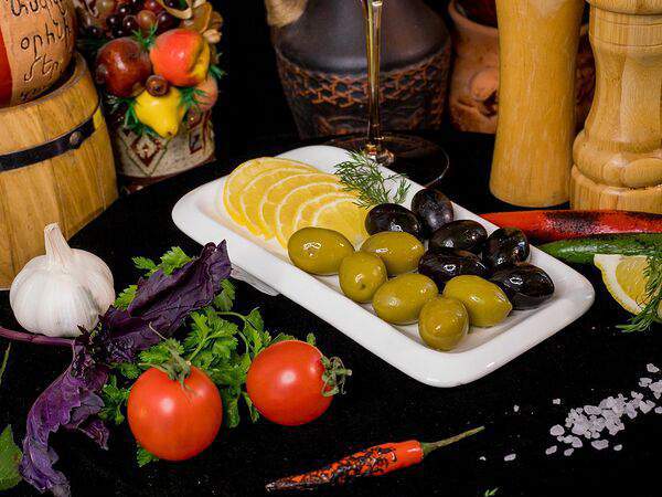 На дровах - Оливки, маслины, лимон