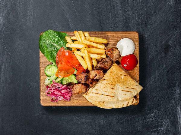 Street Food Market - Шашлык на тарелке