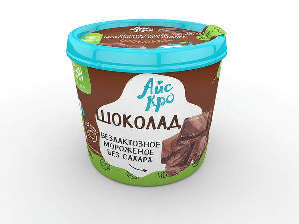 Биолавка - Десерт взбитый замороженный Шоколад веган айс кро