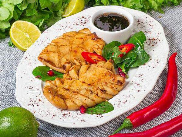 Мушмула - Кальмар на гриле