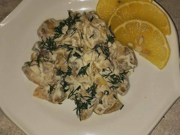 Боярд - Жареные рапаны в сливочном соусе