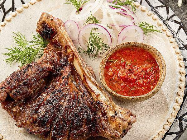 Урюк - Стейк индейки на кости