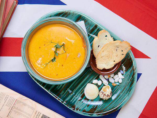 London - Суп сливочный с семгой