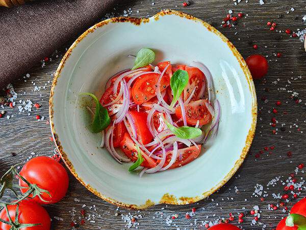 Ресторан Старый Город - Бакинские томаты с красным луком