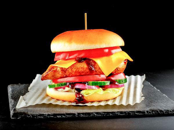 Мясоед - пицца и гриль - Бургер Чикен Стейк