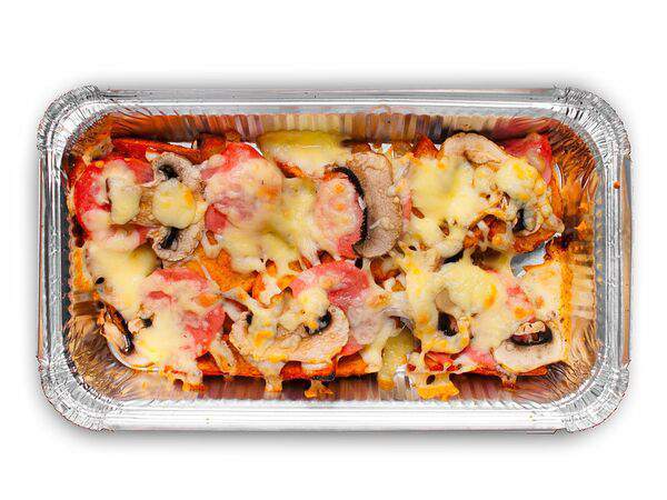 Ниндзя Пицца - Картофель из печи с ветчиной и грибами