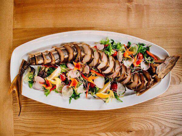 Белуга - Стерлядь горячего копчения