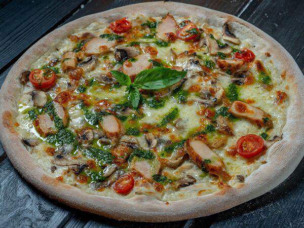 12 - Пицца Курица и вешенки