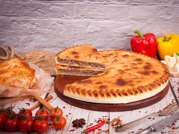 Осетинские пироги и пицца - Постный пирог с фасолью