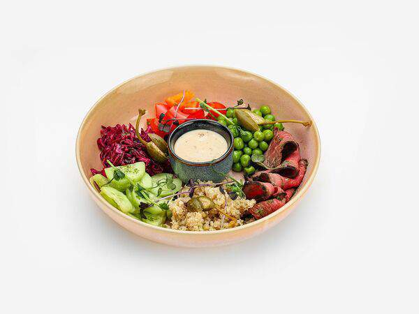 1095 FOOD - Боул с ростбифом и киноа