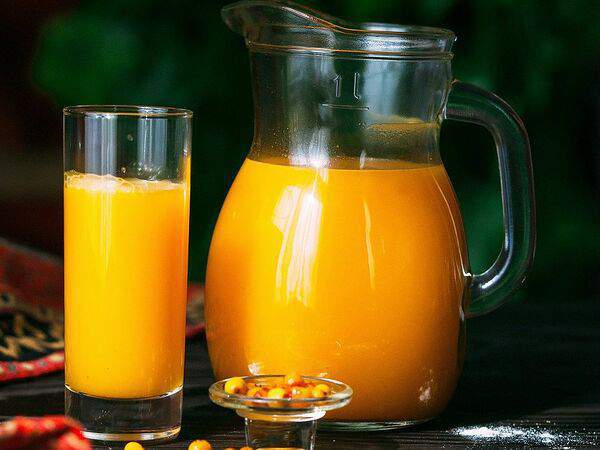 Кинза - Морс облепиховый маленький