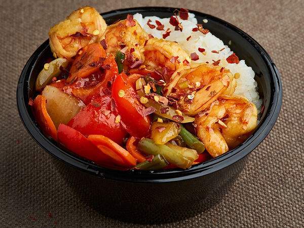 Халасё - Креветки в соусе чили