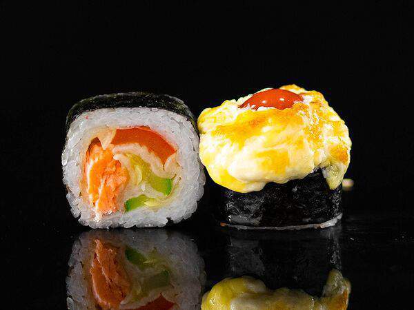 Cити ролл - Ролл Лосось под сыром