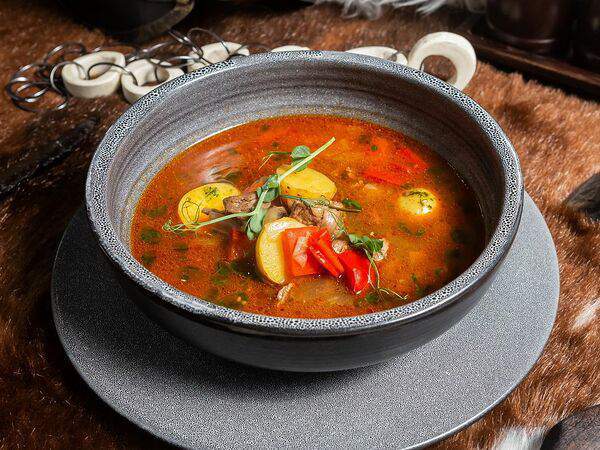 Викинги - Густой наваристый суп с овощами и ароматными травами