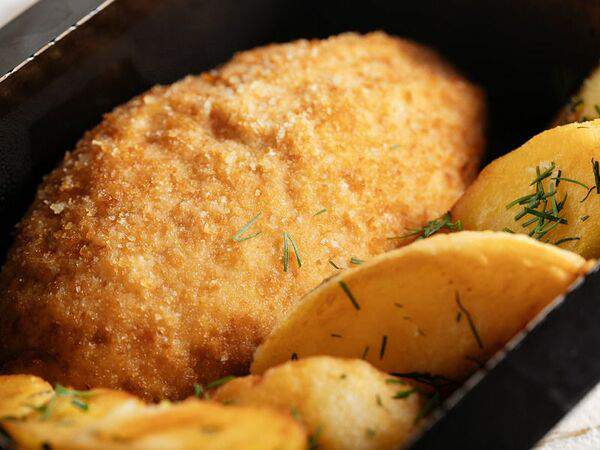 Провиант - Куриная котлета с картофелем по-деревенски