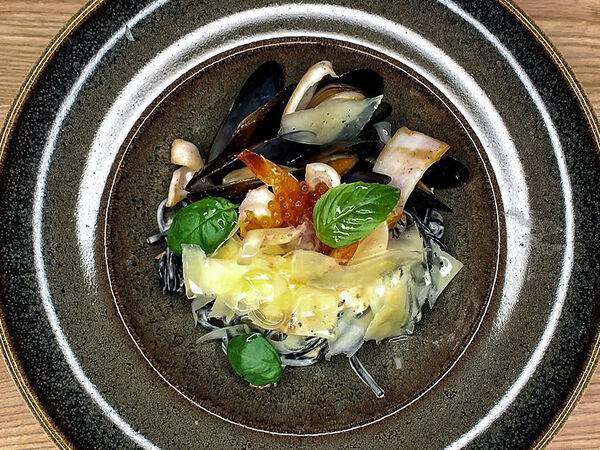 Голый Повар - Паста Нери с морепродуктами