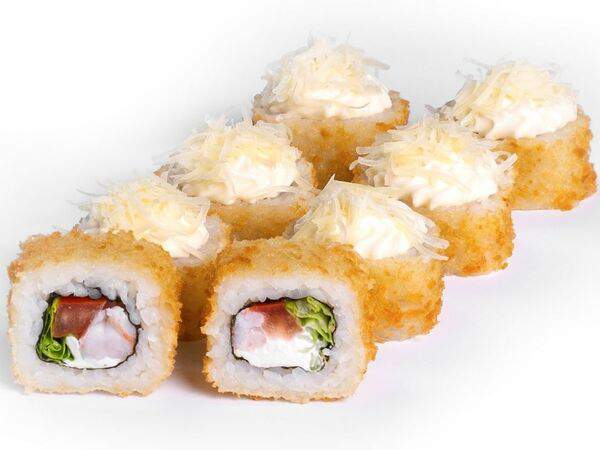 Время вкусных путешествий - Цезарь ролл с креветкой