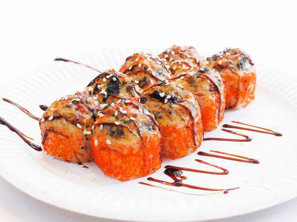 Hot Pizza - Запеченный ролл Вулкан