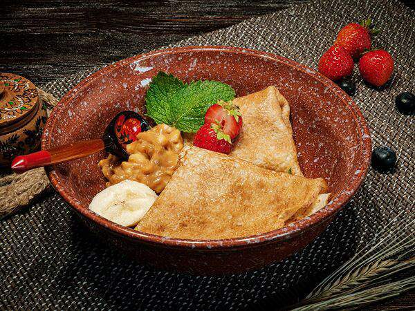 Батька блин - Блинчики с бананом и сгущенкой