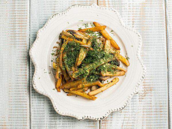 Хочу пури - Картофель жаренный с грибами