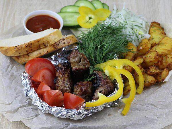 Grand Pizza - Шашлык из свинины Сытный