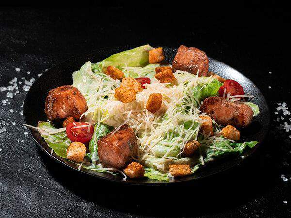 Везем шашлык - Цезарь с семгой