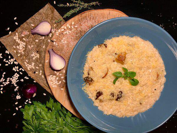 Вкус еды - Ризотто с белыми грибами