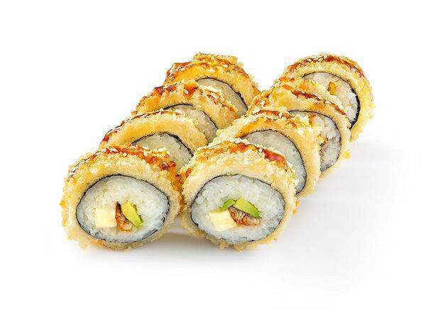 Gimme rolls - Жареный ролл с угрём