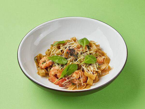 Фартук бистро - Паста с креветками