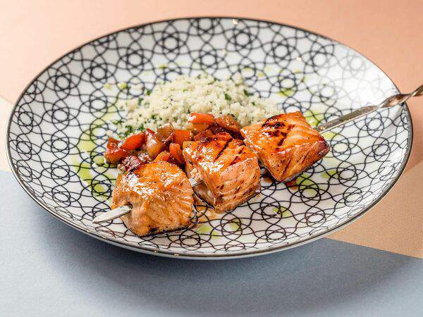 Печенеги - Лосось гриль с кус-кусом