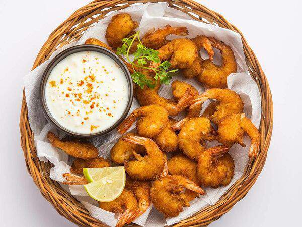 Бургерная Дровосек - Креветки в кляре