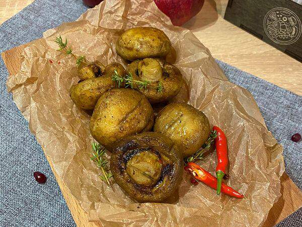 Мангал хауз - Шампиньоны на углях