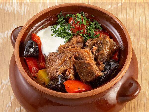 Колбасофф - Бизнес-ланч Жаркое в горшочке