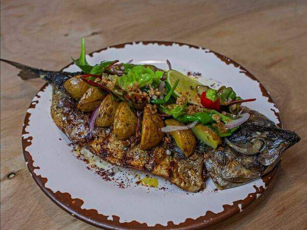 Грузинская Кухня на Аллее - Скумбрия на углях