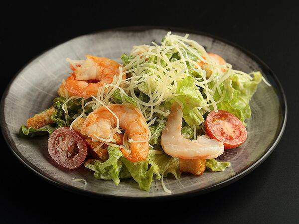 Мираж - Салат Цезарь с креветками