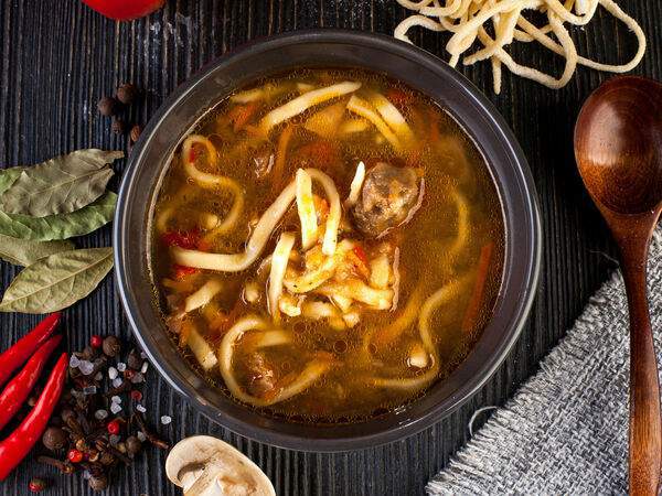 Горячий обед - Суп Сычуаньский китайский