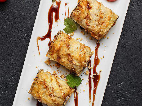 Ресторан честных цен - Рулеты из баклажанов