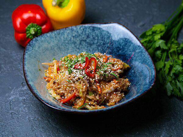 На крючке - Рис с говядиной