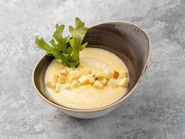 Espresso bike - Полента с моцареллой и копчёным сулугуни