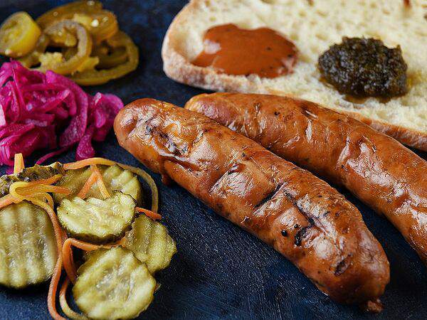 Смокерная BBQ - Копченые куриные колбаски