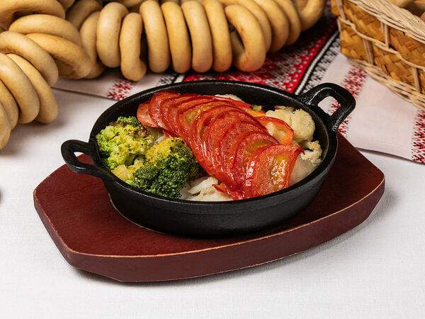 Казачок - Судак печённый с овощами