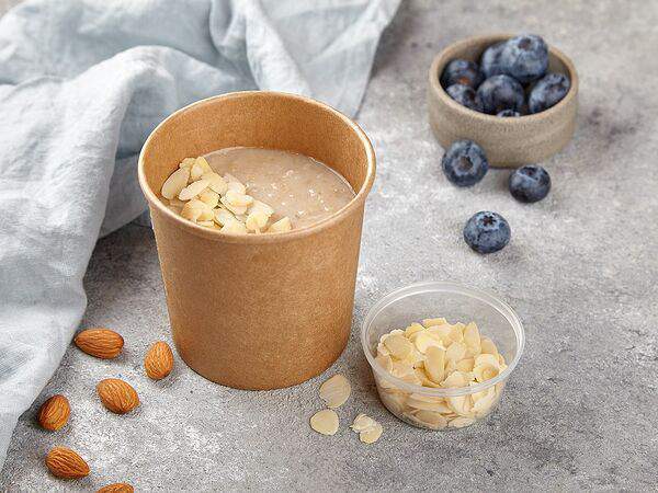 Печь & ланч - Каша геркулесовая на миндальном молоке