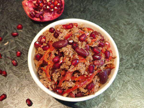 Кафе-кулинария - Салат говядина-фасоль