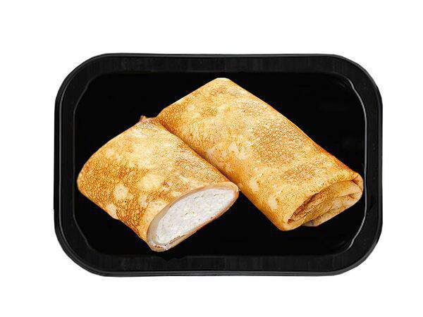 Тарелка - Блинчики с творогом